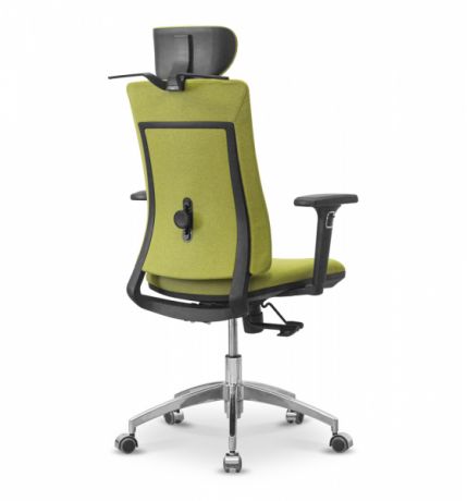 Кресло персонала Pulse B X/SL/3D/h ткань Bahama / бежевая BA53/коричневая BA10
