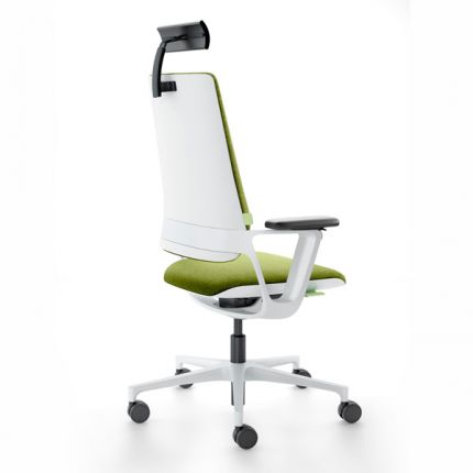 Кресло для руководителя Connex2 со средней спинкой ткань / светло-коричневая 1703