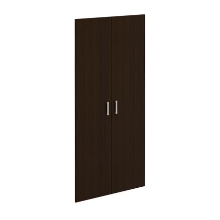 Дверь деревянная (комплект 2 шт.) без замка венге