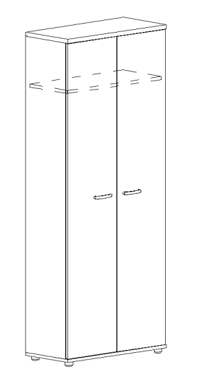 Шкаф для одежды мокко премиум / дуб шамони